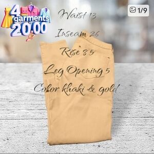 Zara Woman premium jeans slim fit size 26 khaki/cream/beige NWOT